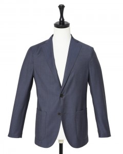 ヘリンボーンストライプ ウール2Bジャケット【EMPTY/エンプティ】