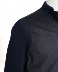 GRAN SASSOアルカンターラ パンチング ダブルジップ ブルゾンmb_07l