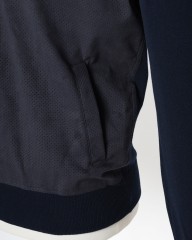 GRAN SASSOアルカンターラ パンチング ダブルジップ ブルゾンmb_09l