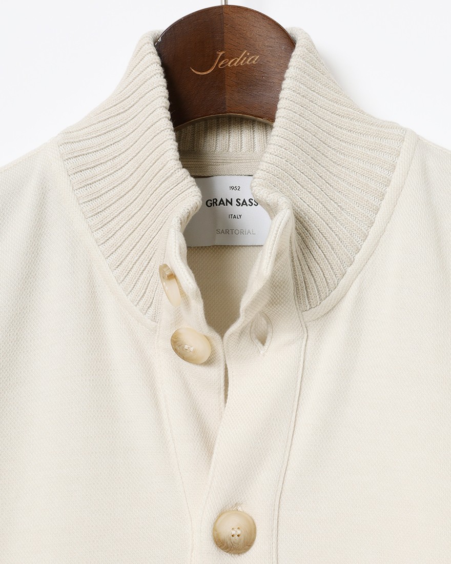 GRAN SASSOコットン スタンドカラー ブルゾン02l