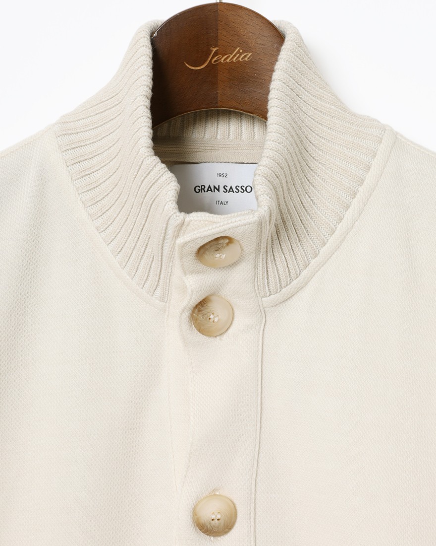 GRAN SASSOコットン スタンドカラー ブルゾン03l