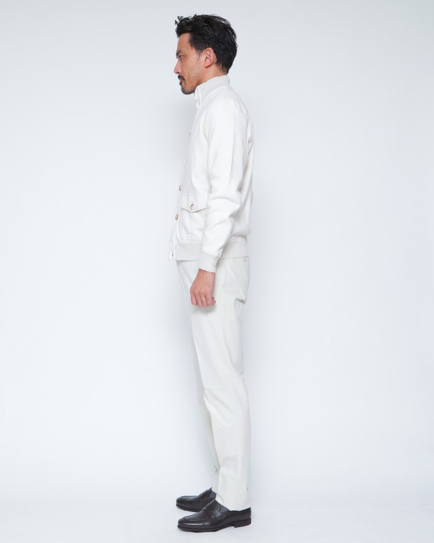 GRAN SASSOコットン スタンドカラー ブルゾン22l