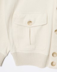 GRAN SASSOコットン スタンドカラー ブルゾンmb_07l