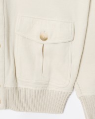 GRAN SASSOコットン スタンドカラー ブルゾンmb_08l