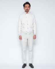 GRAN SASSOコットン スタンドカラー ブルゾンmb_21l