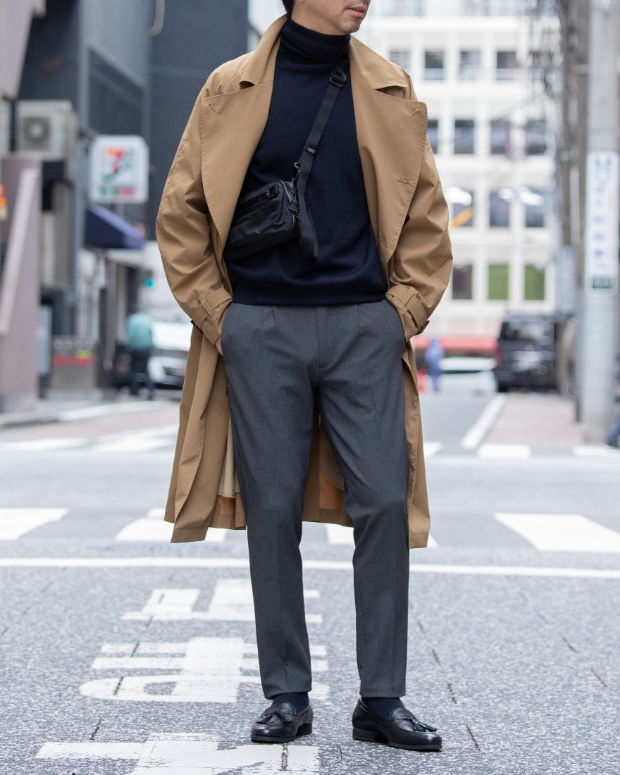 値下げ可能】ES:S（エス）リネンレーヨン トレンチコート