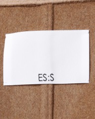 ES:Sカシミヤシルクウール ワイドボディ ステンカラーコートmb_15l