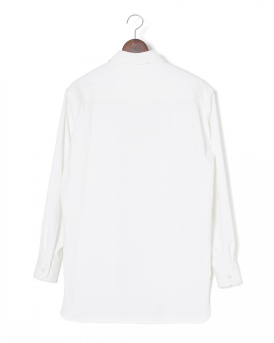 ES:Sリネン混 シャツ【REGULAR COLLAR SHIRT】01l