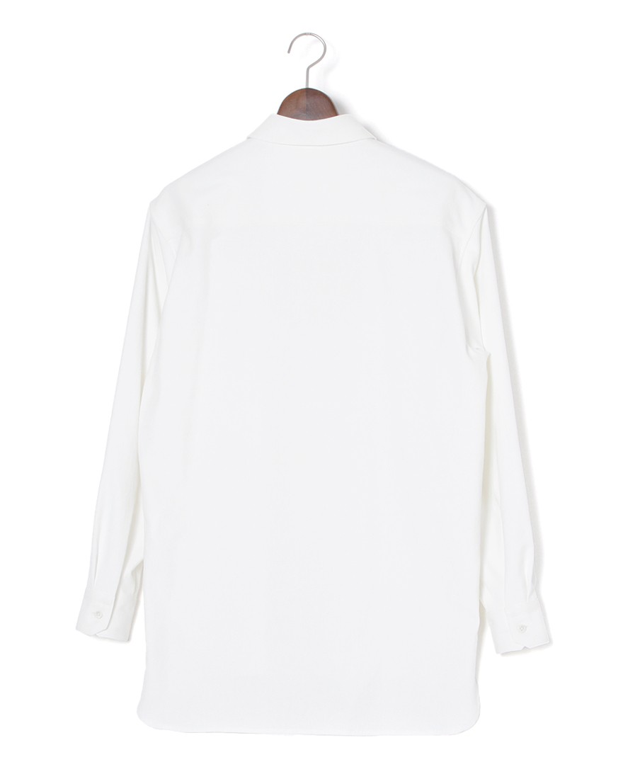ES:Sリネン混 シャツ【REGULAR COLLAR SHIRT】01l