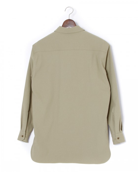ES:Sリネン混 シャツ【REGULAR COLLAR SHIRT】02l