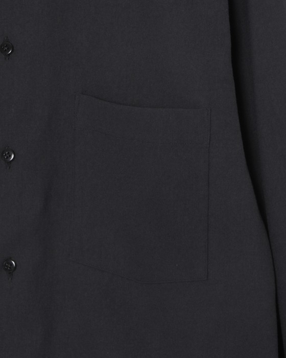 ES:Sリネン混 シャツ【REGULAR COLLAR SHIRT】07l
