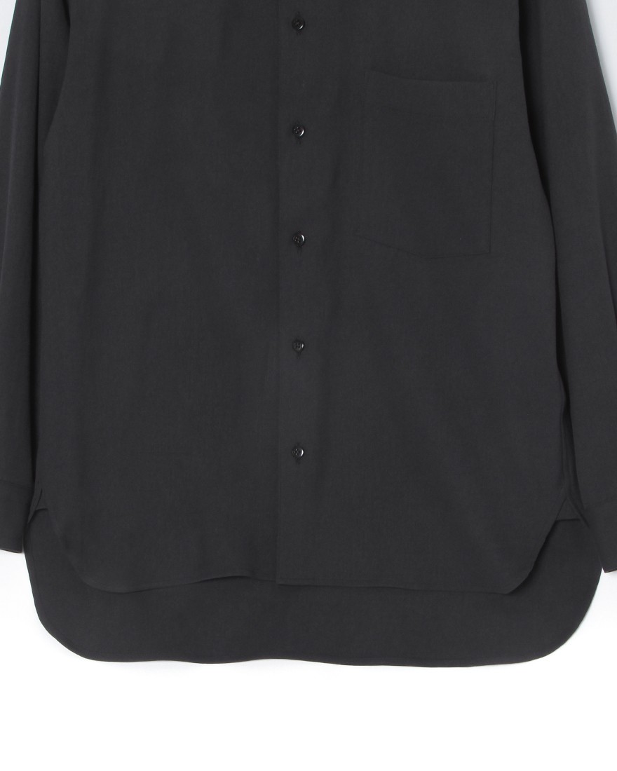 ES:Sリネン混 シャツ【REGULAR COLLAR SHIRT】09l
