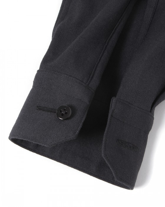 ES:Sリネン混 シャツ【REGULAR COLLAR SHIRT】15l