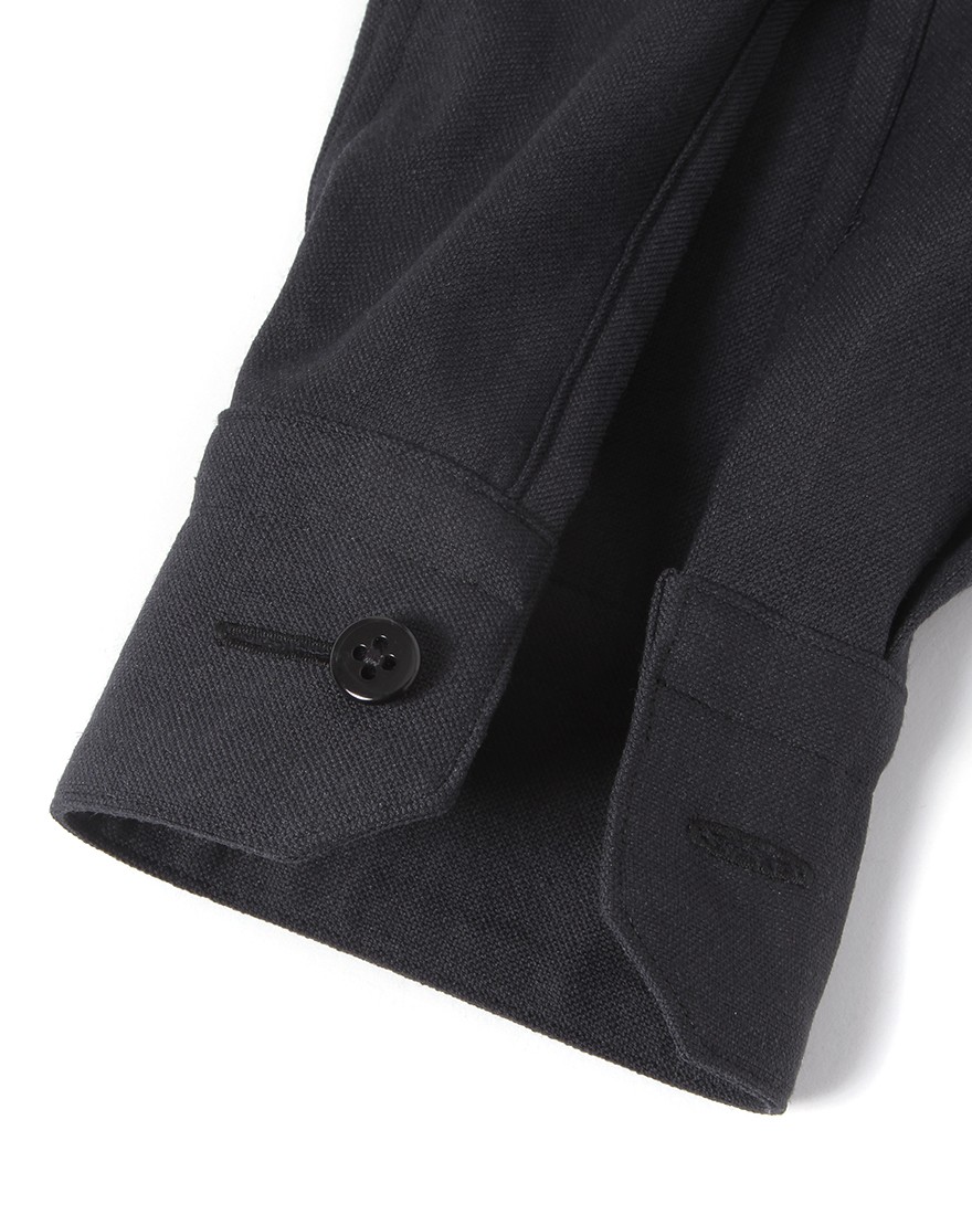ES:Sリネン混 シャツ【REGULAR COLLAR SHIRT】15l