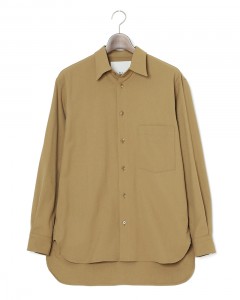 リネン混 シャツ【REGULAR COLLAR SHIRT】