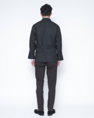ES:Sバーズアイウールライクコットン ミリタリージャケットmb_24l