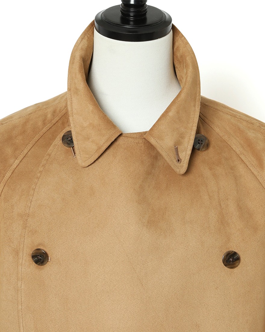 ES:Sスーパーソフトフェイクスエード トレンチコート【一枚仕立て】08l