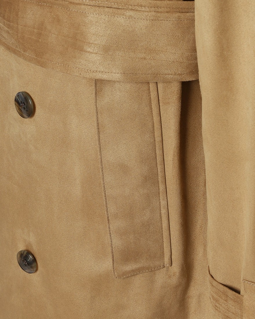 ES:Sスーパーソフトフェイクスエード トレンチコート【一枚仕立て】11l