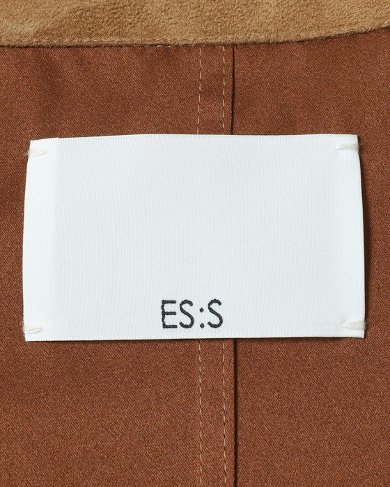 ES:Sスーパーソフトフェイクスエード トレンチコート【一枚仕立て】19l