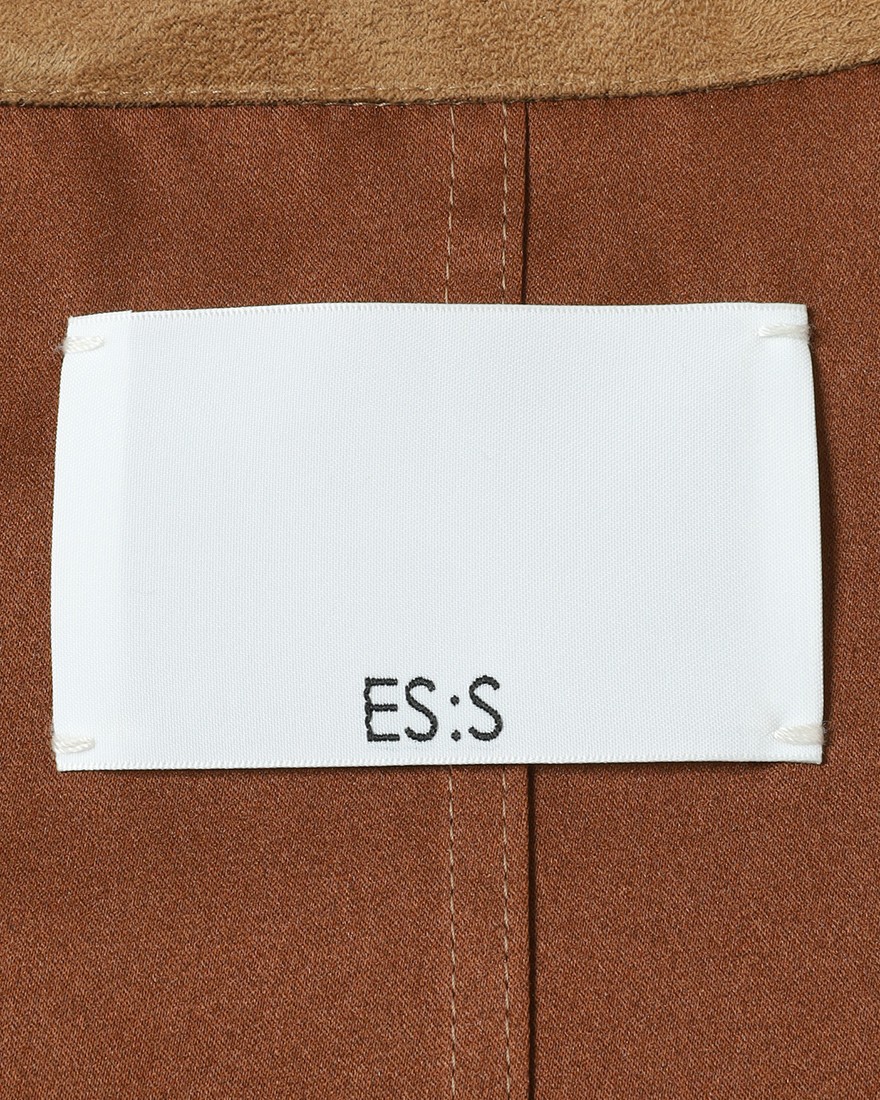 ES:Sスーパーソフトフェイクスエード トレンチコート【一枚仕立て】19l