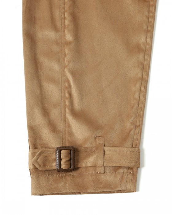 ES:Sスーパーソフトフェイクスエード トレンチコート【一枚仕立て】20l