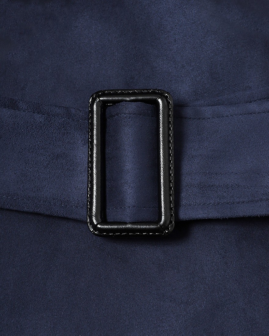 ES:Sスーパーソフトフェイクスエード トレンチコート【一枚仕立て】23l