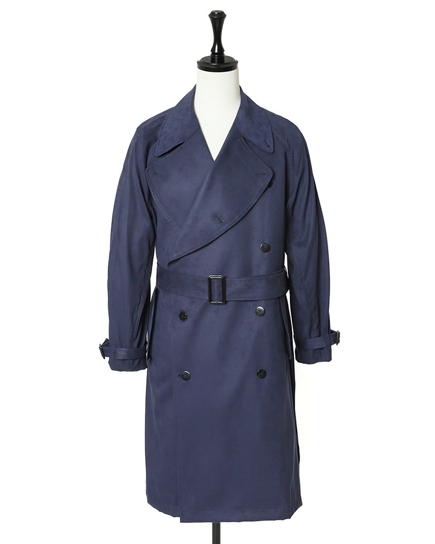 ES:Sスーパーソフトフェイクスエード トレンチコート【一枚仕立て】c1