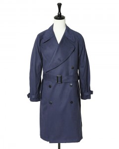 スーパーソフトフェイクスエード トレンチコート【一枚仕立て】