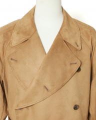 ES:Sスーパーソフトフェイクスエード トレンチコート【一枚仕立て】mb_06l