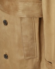 ES:Sスーパーソフトフェイクスエード トレンチコート【一枚仕立て】mb_11l