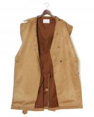 ES:Sスーパーソフトフェイクスエード トレンチコート【一枚仕立て】mb_18l