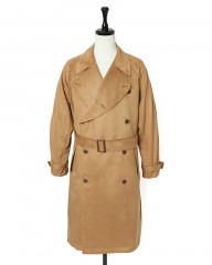 ES:Sスーパーソフトフェイクスエード トレンチコート【一枚仕立て】mb_c0