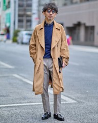 ES:Sスーパーソフトフェイクスエード トレンチコート【一枚仕立て】mb_ma