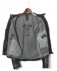 Delan(デラン)ライトウェイトパンチングレザー シングルライダース ジュリアーノ