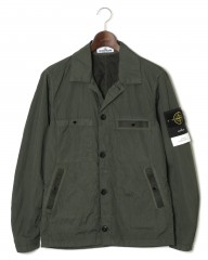 STONE ISLAND(ストーンアイランド)ガーメントダイ シアサッカー シャツブルゾン