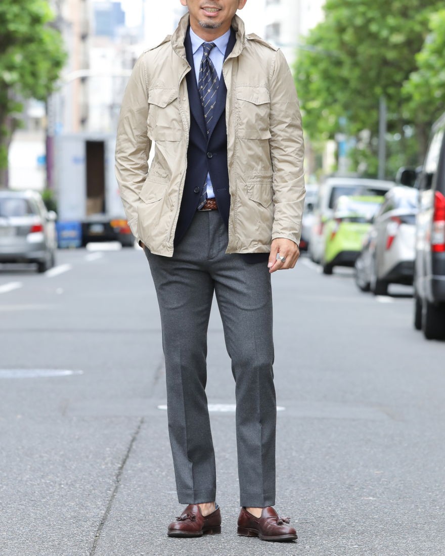 パッカブルナイロン M 65 Minifield Vento Slim Fit Aspesi アスペジ Tokyolife