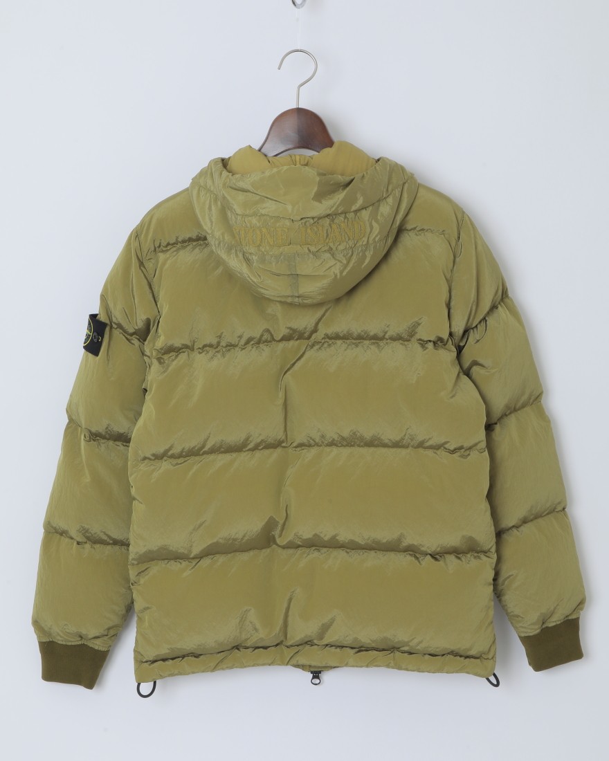 フード付きダウンジャケット【NYLON METAL DOWN-TC】｜STONE ISLAND