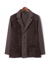 LARDINI（ラルディーニ）レザーコンビニットジャケット