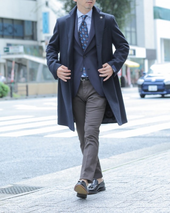 LARDINI（ラルディーニ） シングルチェスターコート