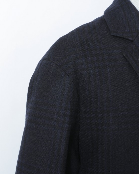 Hevoチェックウールチェスターコート【OSTUNI】06l