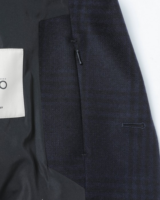チェックウールチェスターコート【OSTUNI】|Hevo(イーヴォ チェックウールチェスターコート【OSTUNI】|Hevo(イーヴォ