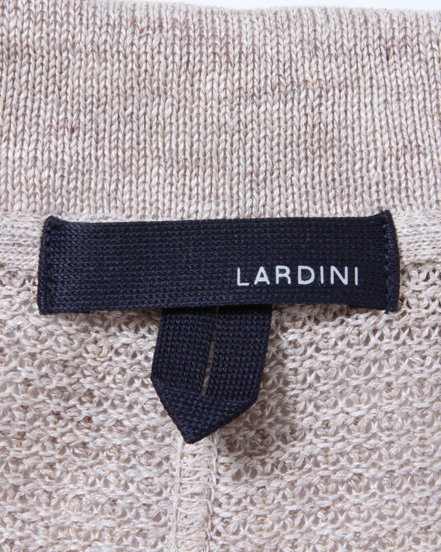 レザーコンビリネンニットジャケット|LARDINI(ラルディーニ)|TOKYOlife