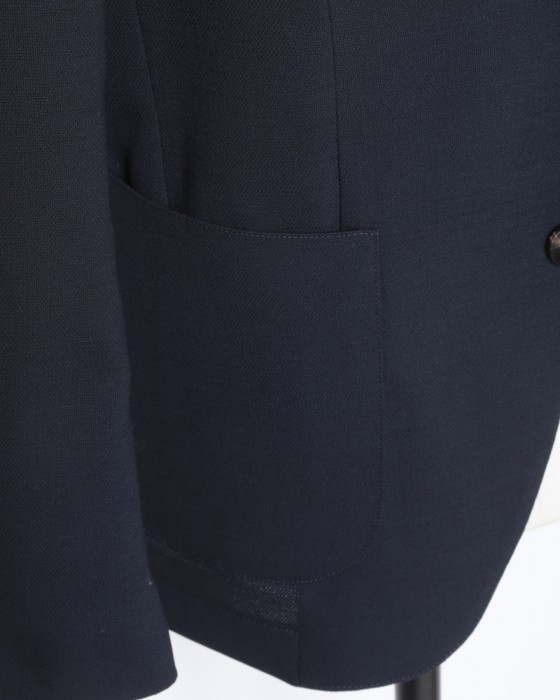 LARDINIウールブレンド四者混 2Bシングルシャツジャケット【IZUMO】04l