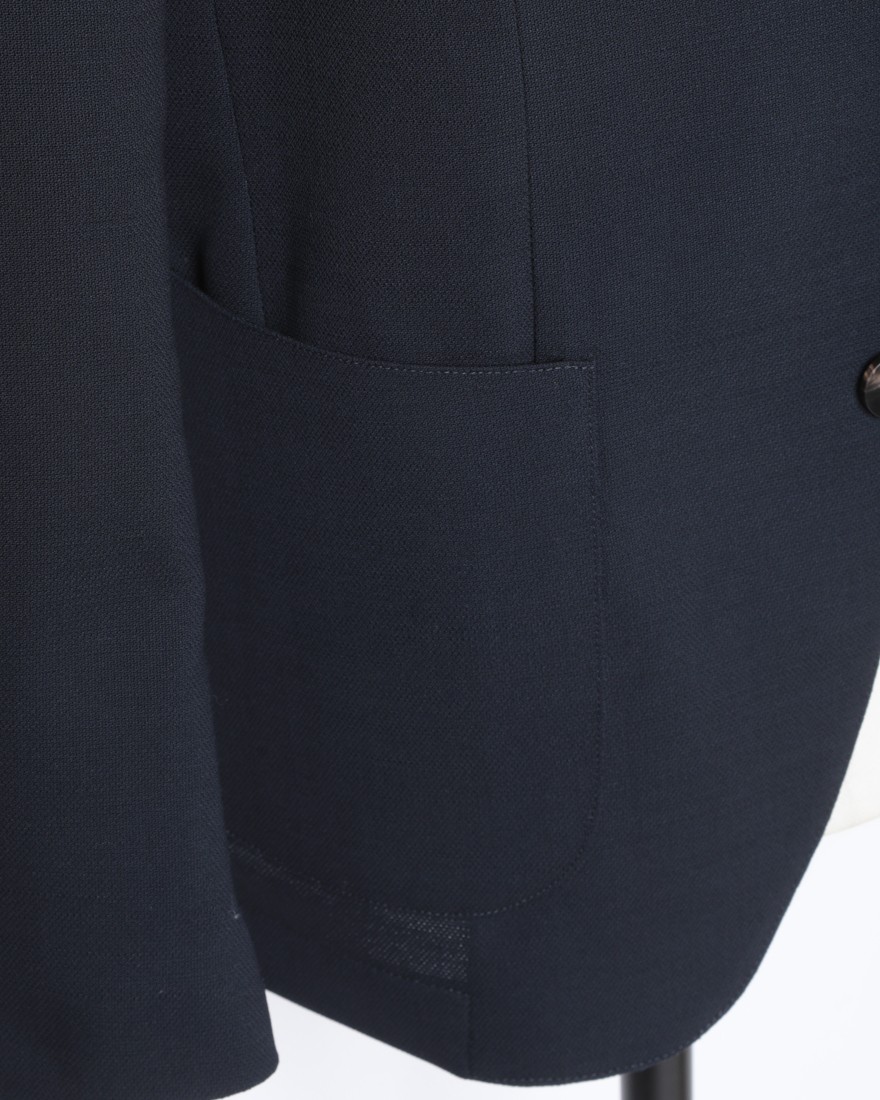 LARDINIウールブレンド四者混 2Bシングルシャツジャケット【IZUMO】04l