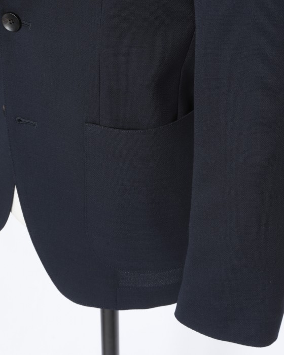 LARDINIウールブレンド四者混 2Bシングルシャツジャケット【IZUMO】05l