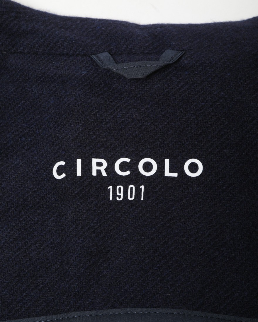 CIRCOLOカシミヤ混 ダイアゴナル シングルジャケット12l