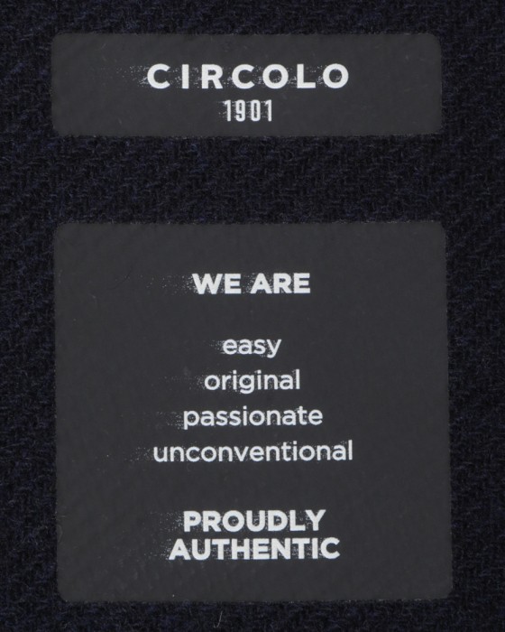 CIRCOLOカシミヤ混 ダイアゴナル シングルジャケット14l