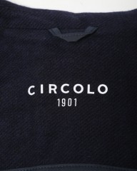 CIRCOLOカシミヤ混 ダイアゴナル シングルジャケットmb_12l