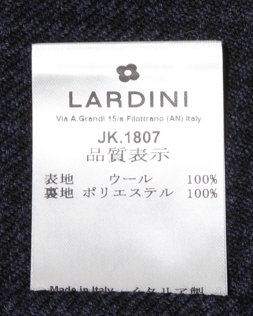 ウール千鳥格子シャツジャケット【IZUMO】|LARDINI ウール千鳥格子シャツジャケット【IZUMO】|LARDINI