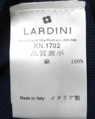 LARDINIハイゲージニット 2Bシングルジャケットmb_19l